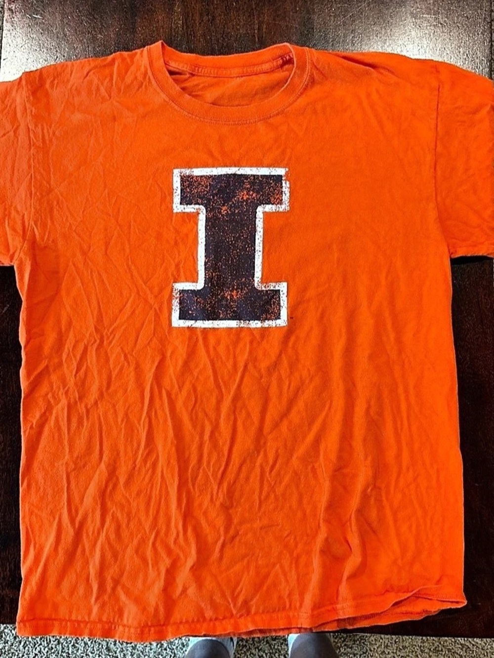 Orange Illinois Fighting Illini Graphic Short Sleeve Tee